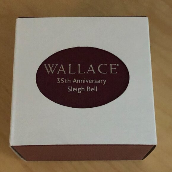 Wallace Silversmiths 2005 Silver Sleigh Bell - 35th Anniversary Edition - Picture 13 of 13